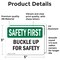Signmission Safety Culture Sign, 5 in Width, Vinyl Decal, Rectangle OS-2PACK-SF-D-35-L-10747 - alternate 6